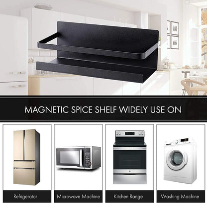 Kitchen Storage Magnetic Corner Shelf Side Rack (Pack Of 1)