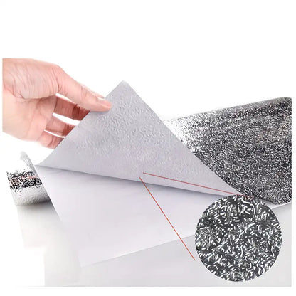 Kitchen Foil Sticker-Kitchen Backsplash Aluminum Foil Sticker ( 2 Meter, 2 Roll )